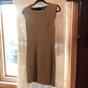 Tan cocktail dress